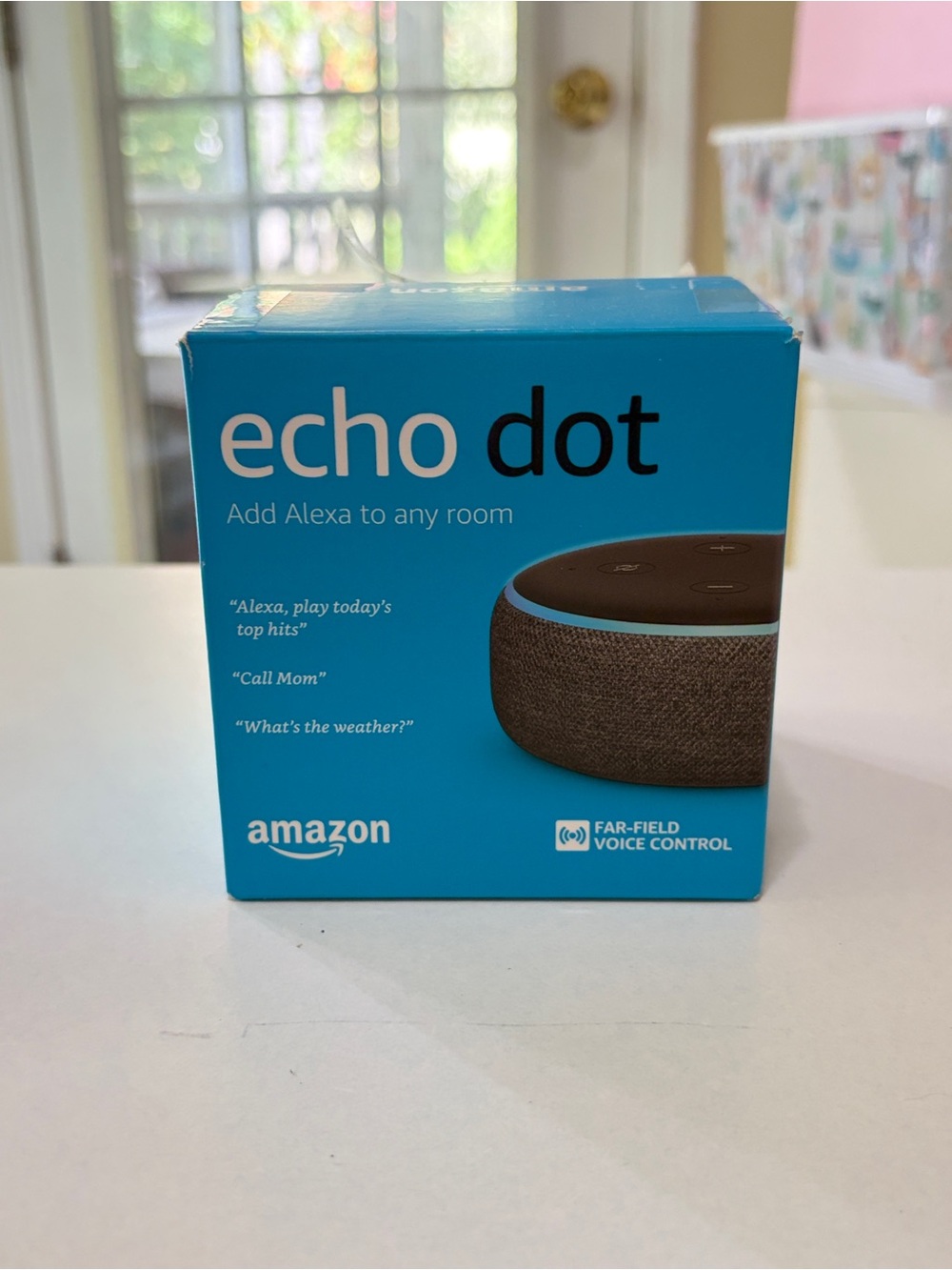 Amazon Echo Dot Smart Speaker - Charcoal Gray Fabric